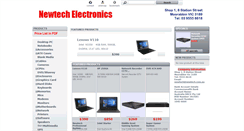 Desktop Screenshot of newtech.com.au