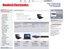 Tablet Screenshot of newtech.com.au