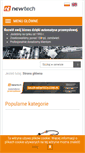 Mobile Screenshot of newtech.com.pl